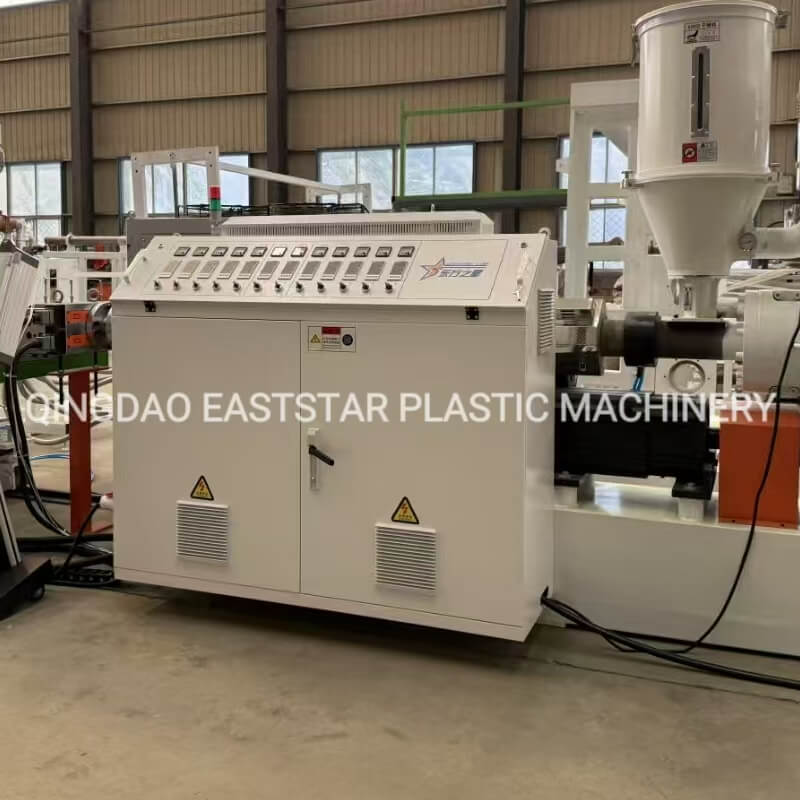 கால்நடை வளர்ப்பிற்கான ஒரு-இரண்டு PVC சுயவிவர உற்பத்தி வரி