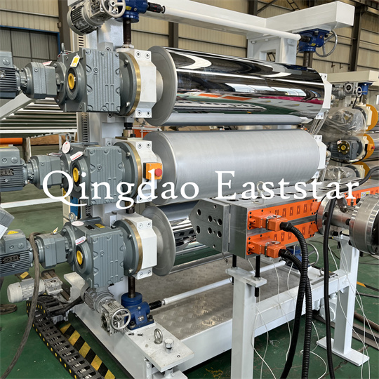 தாள் மூன்று ரோலர் காலண்டர் உருவாக்கும் இயந்திரம்